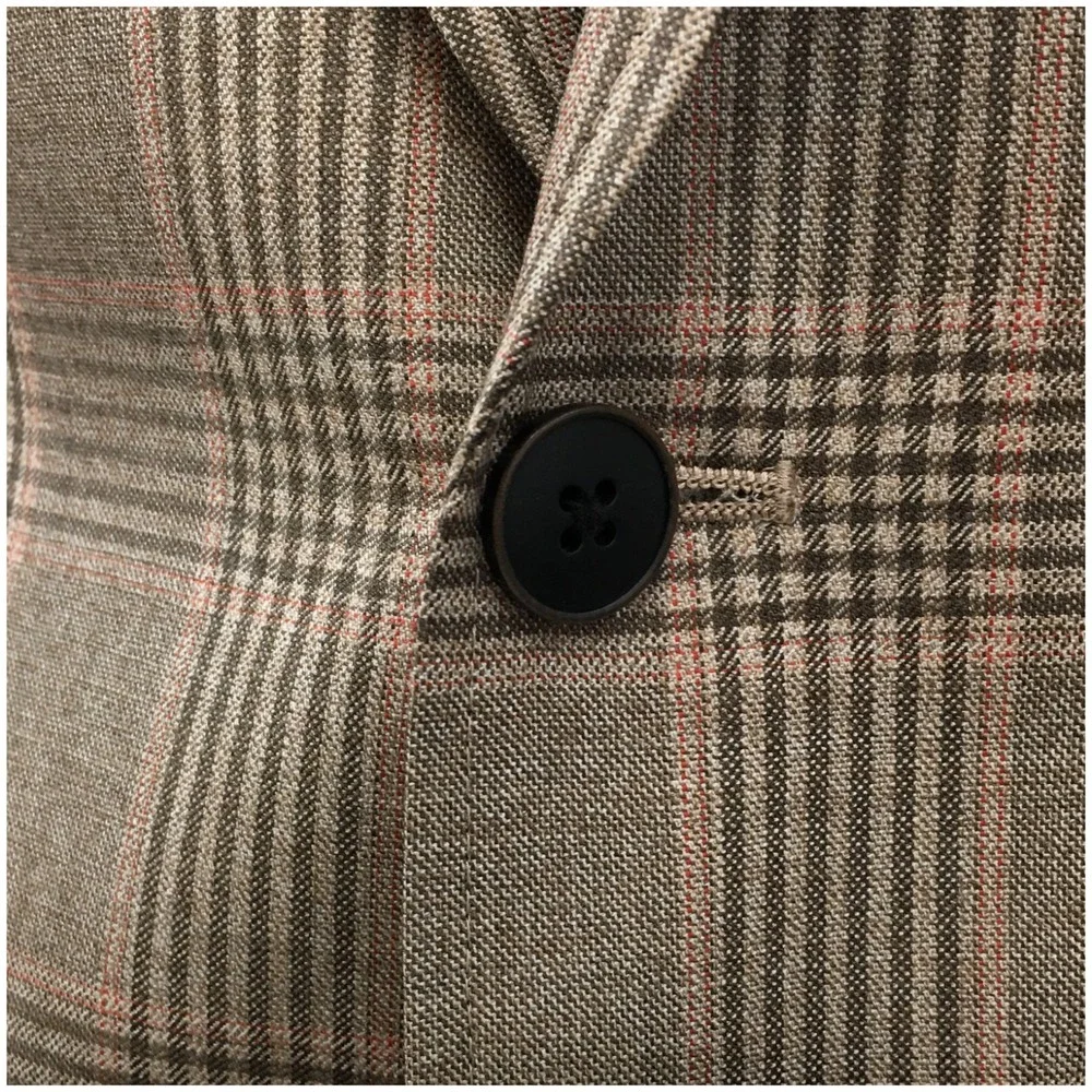 UNTUCKIT Mens Blazer Sport Coat Casual Jacket Size 44R Fine Wool Suit (TAILORED)